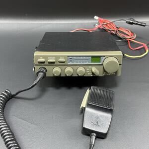 Cobra 41 Plus CB Radio 40 Channel NOAA Weather with Mic and Mount Untested